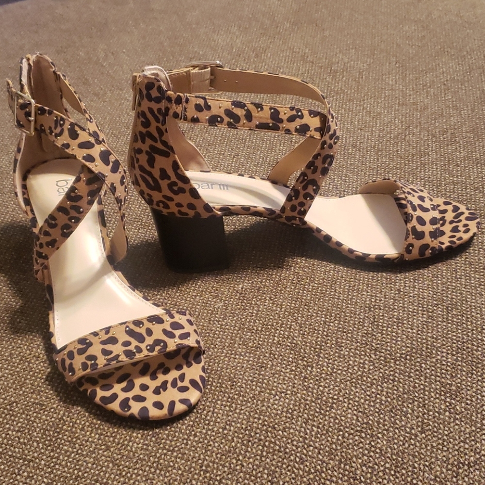 Bar III Baylee Leopard Heel 9.5